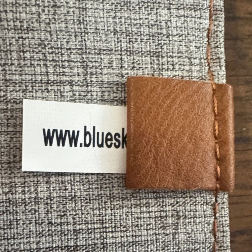 Professional Bluesky Tan Faux Leather Padfolio